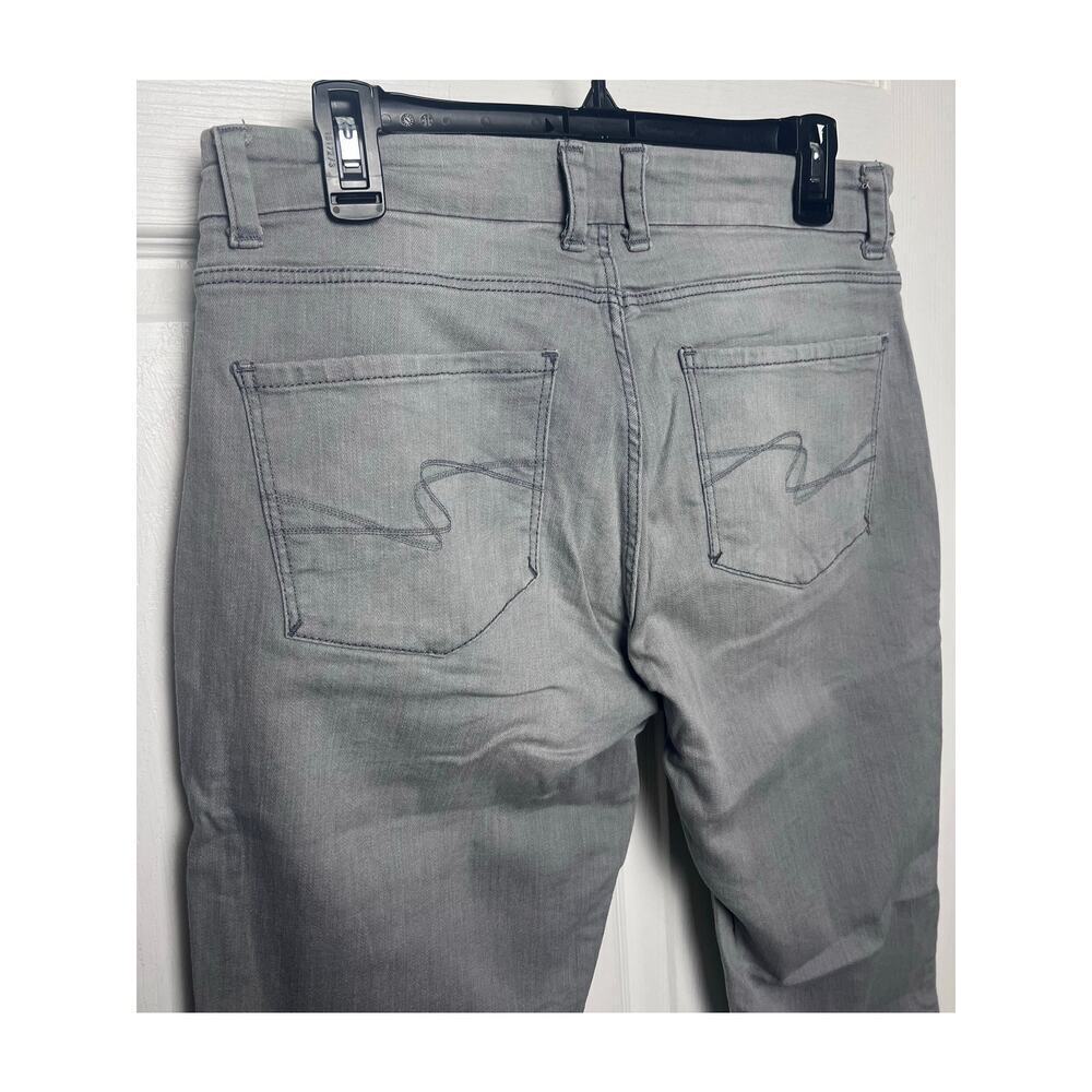 Lee Modern Series Revolution Denim Women Pants Gray Straight Leg Jeans Size 10 M - Picture 9 of 9